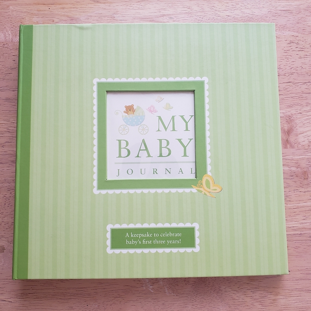 Green Baby Journal Keepsake.
